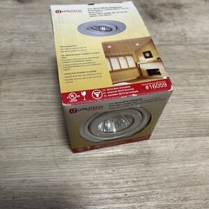 Utilitech White 3 inch GU10 50 Watt Gimbal Kit Lighting‎ Kit 16059 - Open Box